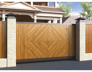 Откатные уличные ворота DoorHan 4500x2100