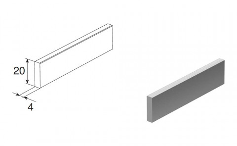 Полоса запорная RH20K неокрашенная, RH20K
