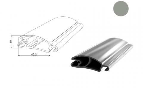 Профиль усиливающий RHE44SM серого цвета, RHE44SM03