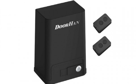 Привод DoorHan SLIDING-500PRO для ворот весом до 500 кг, с 2-мя пультами