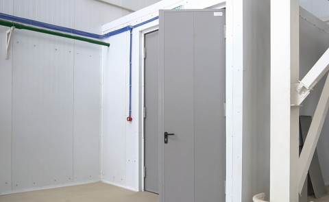 Распашные противопожарные ворота DHRFP EI60 3000x3000